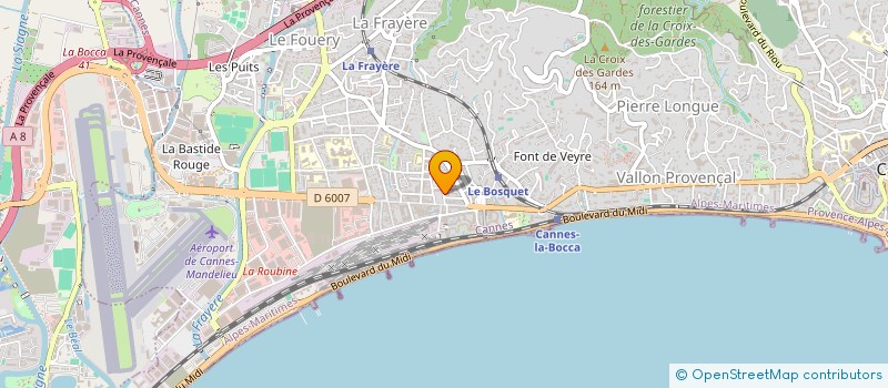 localisation de l'entreprise SFBC  CANNES