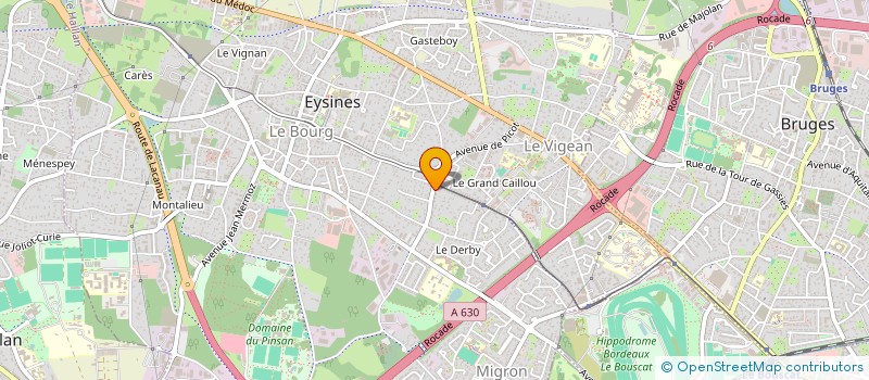 localisation de l'entreprise SFBE  EYSINES