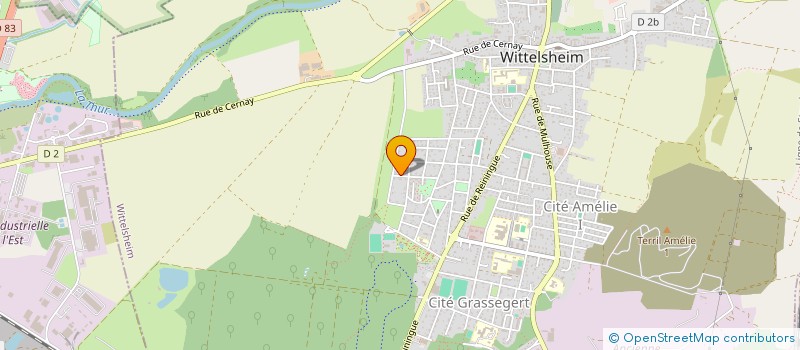 localisation de l'entreprise SFBO  WITTELSHEIM