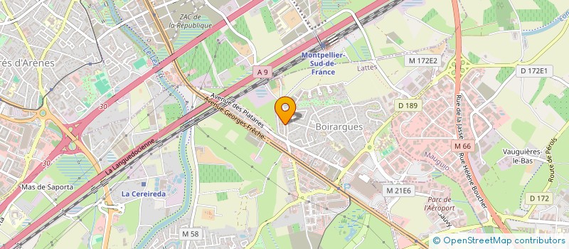 localisation de l'entreprise SFBR à LATTES