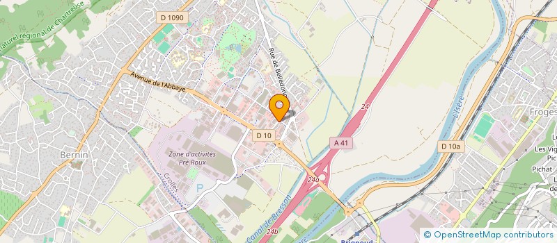 localisation de l'entreprise SFC 16  CROLLES