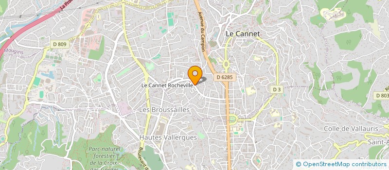 localisation de l'entreprise SFC 2 J à LE CANNET