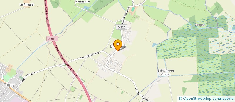 localisation de l'entreprise SFC  CAGNY