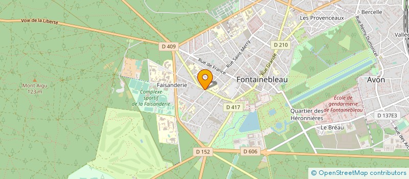 localisation de l'entreprise SFC à FONTAINEBLEAU