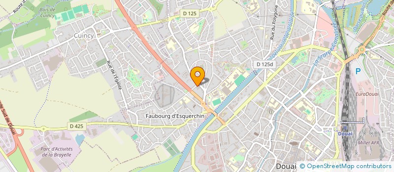 localisation de l'entreprise SFC ASSOCIES à DOUAI