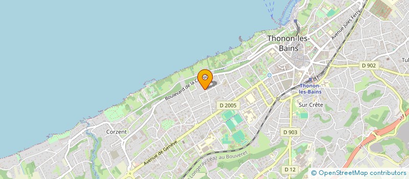localisation de l'entreprise SFC AVENIR à THONON-LES-BAINS