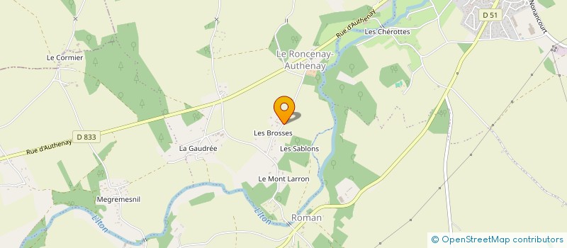 localisation de l'entreprise SFC DESIGN à MESNILS-SUR-ITON