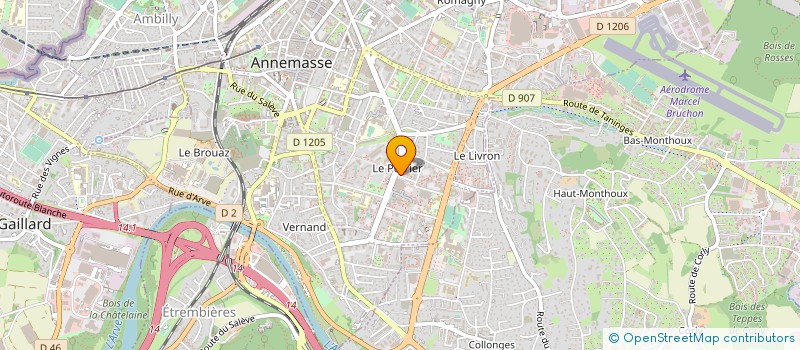 localisation de l'entreprise SFC DIFFUSION à ANNEMASSE