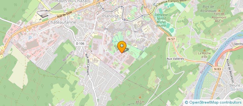localisation de l'entreprise SFC SECURITE à BESANCON