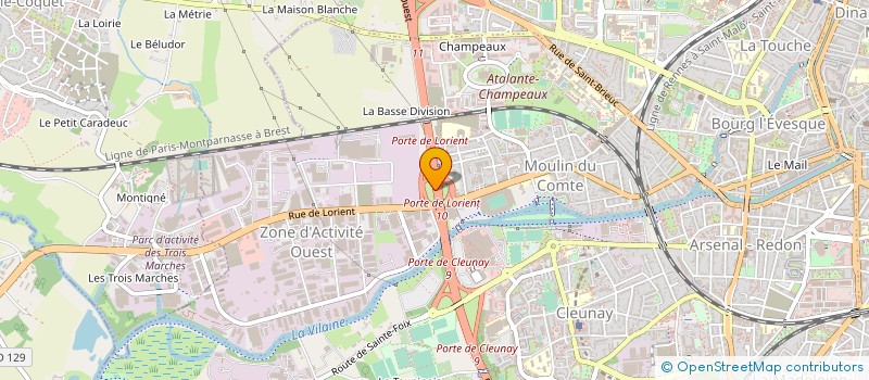 localisation de l'entreprise SFC SOLUTIONS FRANCE à RENNES