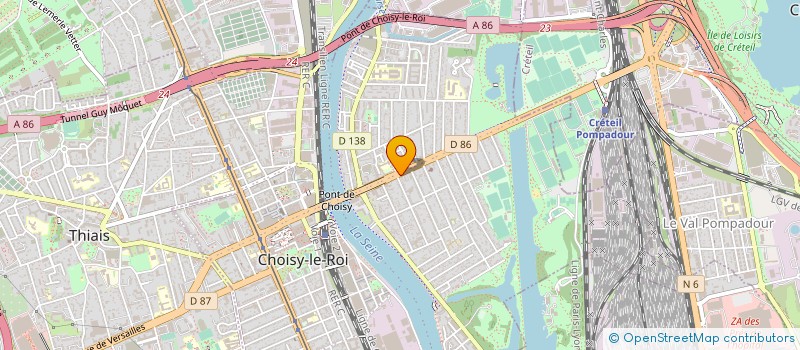 localisation de l'entreprise SFC2 CHOISY  CHOISY-LE-ROI