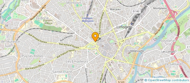 localisation de l'entreprise SFC3 LIMOGES à LIMOGES