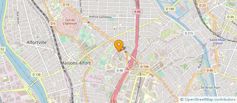 localisation de l'entreprise SFCD à MAISONS-ALFORT