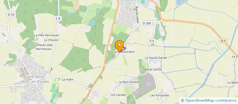 localisation de l'entreprise SFCGS  LA GOUESNIERE