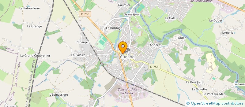 localisation de l'entreprise SFCLPM  CUGAND