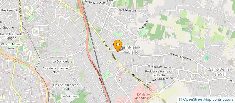localisation de l'entreprise SFCP IMMO  SAINT-JEAN-LE-BLANC