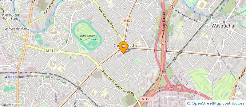 localisation de l'entreprise SFCVZ à MARCQ-EN-BARŒUL