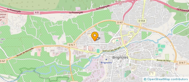 localisation de l'entreprise SFD à BRIGNOLES