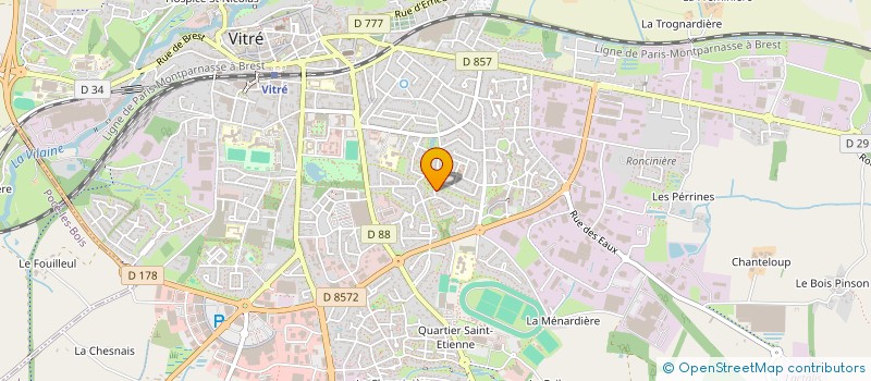 localisation de l'entreprise SFD à VITRE