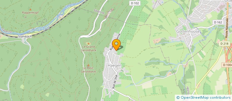 localisation de l'entreprise SFD  HAEGEN