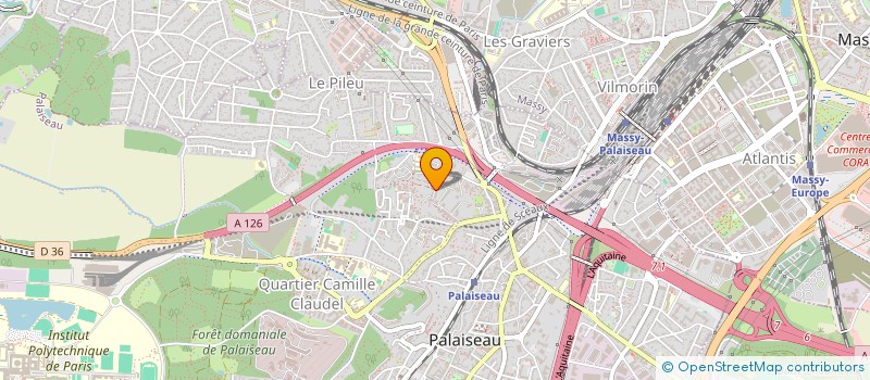 localisation de l'entreprise SFD HOLDING à PALAISEAU
