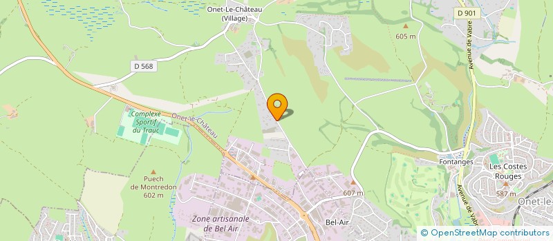 localisation de l'entreprise SFD INVESTISSEMENTS  ONET-LE-CHATEAU