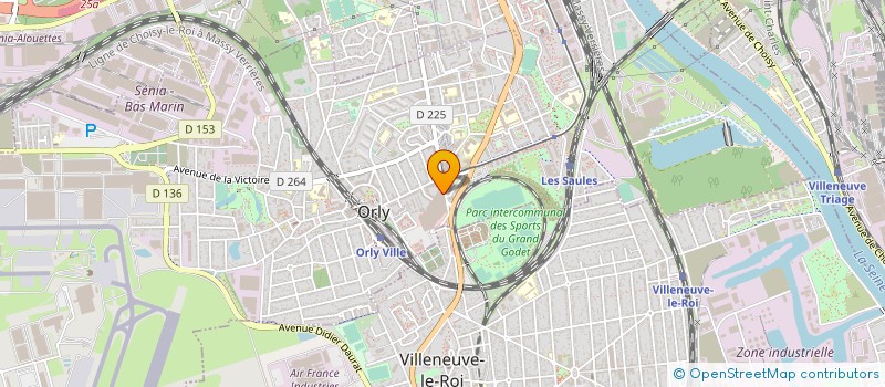 localisation de l'entreprise SFD ORLY à ORLY