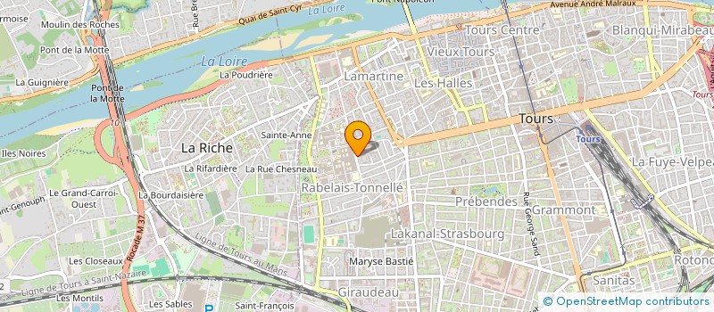 localisation de l'entreprise SFD PEINTURE à TOURS