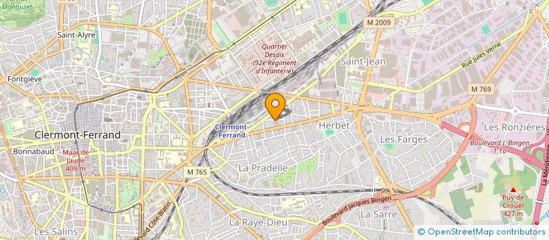 localisation de l'entreprise SFD2 SOCIETE FRANCAISE DE DISTRIBUTION  CLERMONT-FERRAND