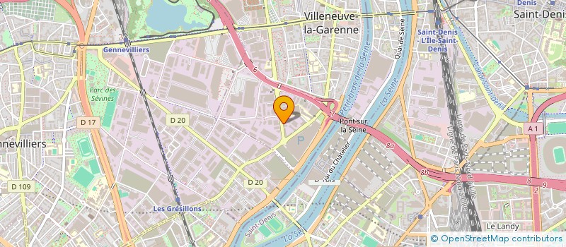 localisation de l'entreprise SFDI à VILLENEUVE-LA-GARENNE
