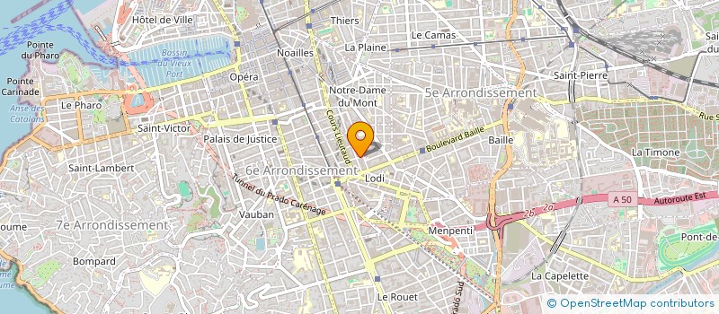 localisation de l'entreprise SFDL DISTRIBUTION à MARSEILLE