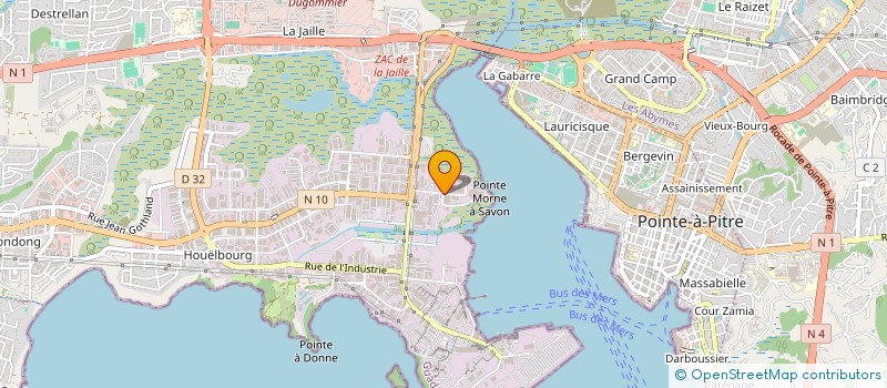 localisation de l'entreprise SFDL GESTION ET DEVELOPPEMENT à BAIE-MAHAULT