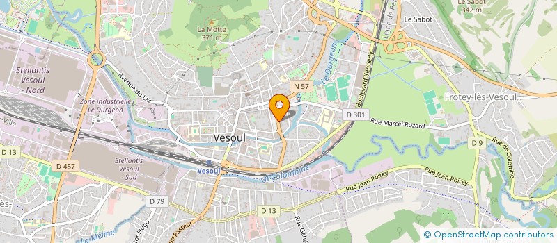 localisation de l'entreprise SFDP  VESOUL