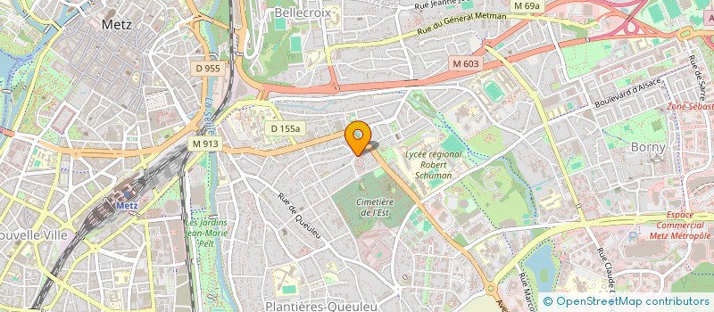 localisation de l'entreprise SFE  METZ