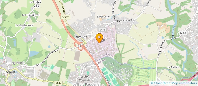 localisation de l'entreprise SFE CONSEIL  TREILLIERES