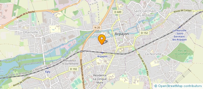 localisation de l'entreprise SFEA BROSSARD ET SES FILS  ARPAJON