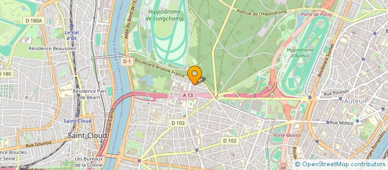 localisation de l'entreprise SFEC II à BOULOGNE-BILLANCOURT