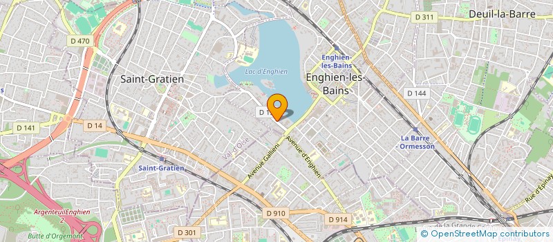 localisation de l'entreprise SFEDJ IMMO 2110 à ENGHIEN-LES-BAINS