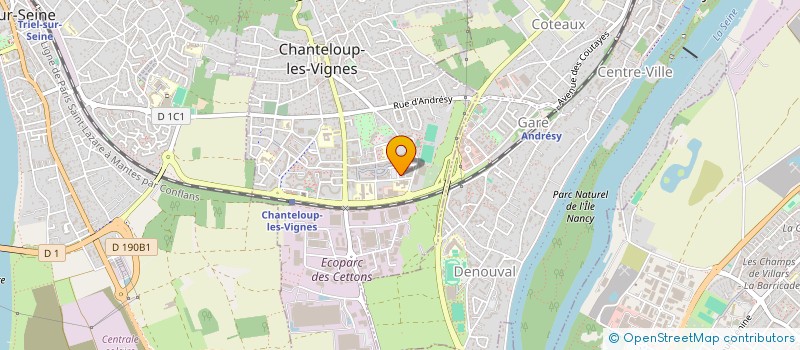 localisation de l'entreprise SFEIR MULTISERVICES à CHANTELOUP-LES-VIGNES