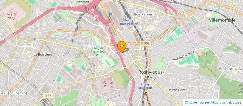 localisation de l'entreprise SFER à ROSNY-SOUS-BOIS