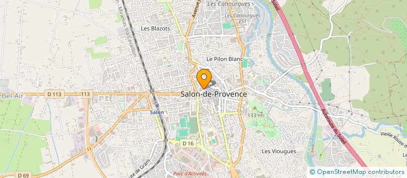 localisation de l'entreprise SFERAC  SALON-DE-PROVENCE