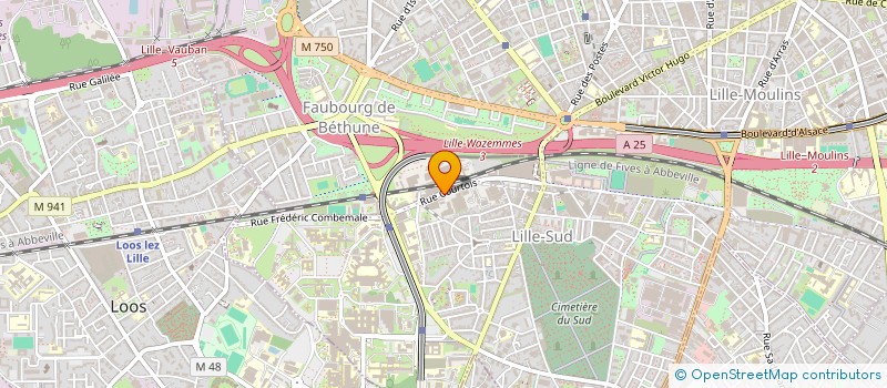 localisation de l'entreprise SFERE à LILLE