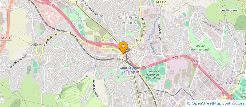 localisation de l'entreprise SFERHY à SAINT-ETIENNE