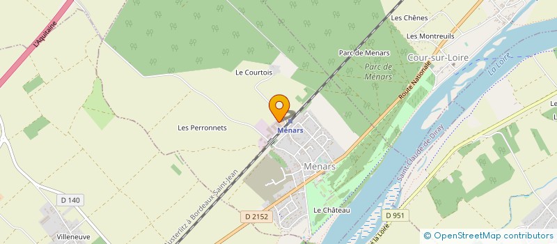 localisation de l'entreprise SFERIC à MENARS