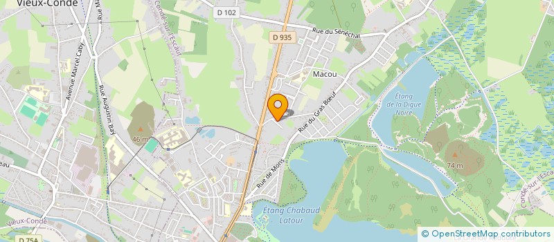 localisation de l'entreprise SFERLAZZA-TENACE-IMMO  CONDE-SUR-L'ESCAUT