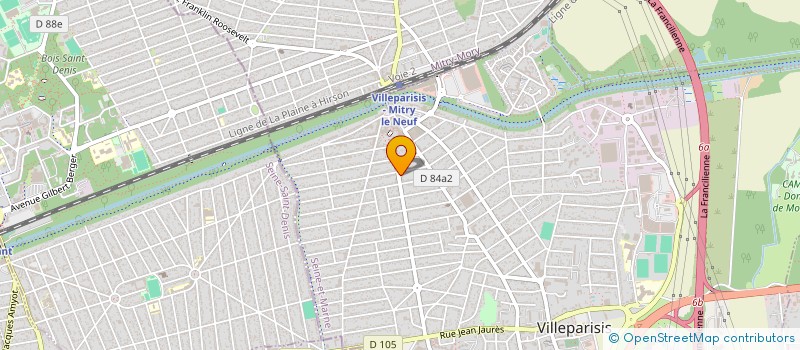 localisation de l'entreprise SFF - SAFE FREIGHT FORWARDING à VILLEPARISIS