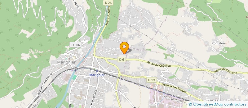 localisation de l'entreprise SFG  MARIGNIER