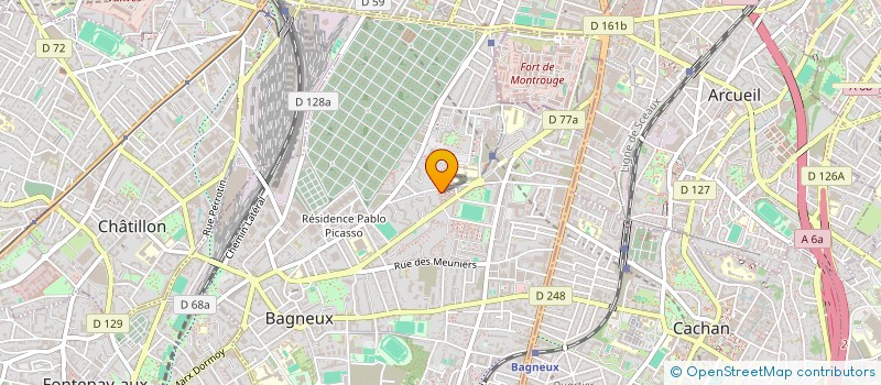 localisation de l'entreprise SFG à BAGNEUX