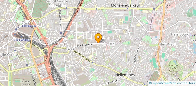 localisation de l'entreprise SFG à LILLE