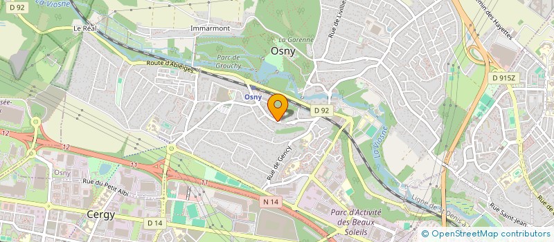 localisation de l'entreprise SFG  OSNY